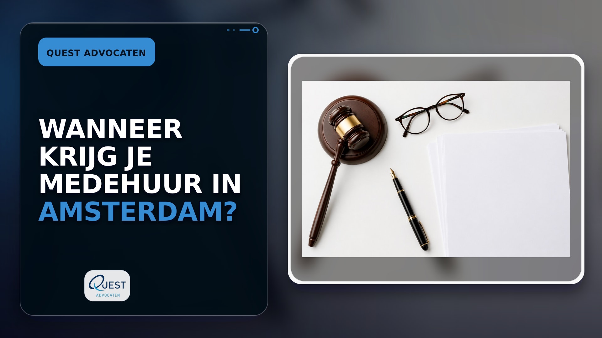 Wanneer krijg je medehuur in Amsterdam?