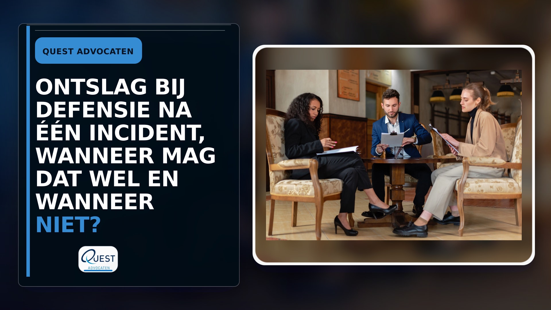 Ontslag bij Defensie na één incident, wanneer mag dat wel en wanneer niet?