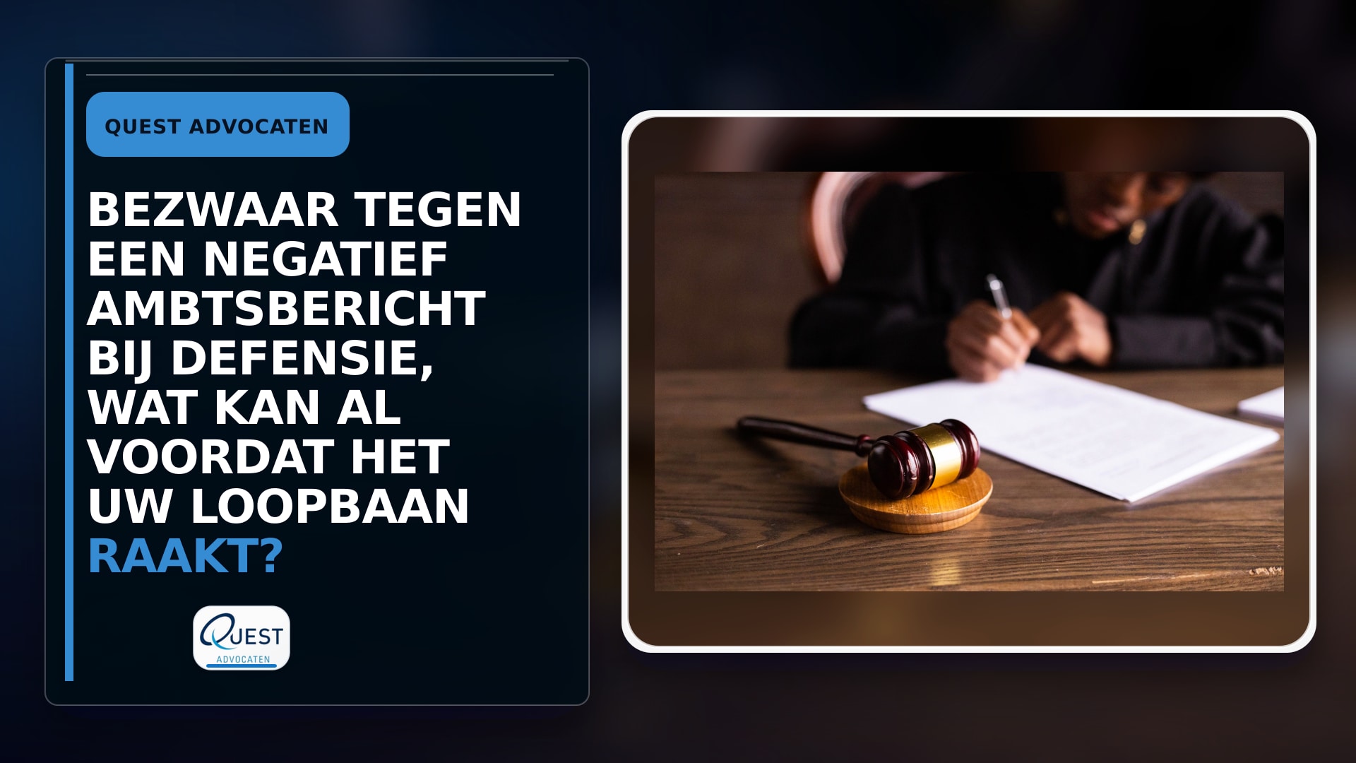 Bezwaar tegen een negatief ambtsbericht bij Defensie, wat kan al voordat het uw loopbaan raakt?