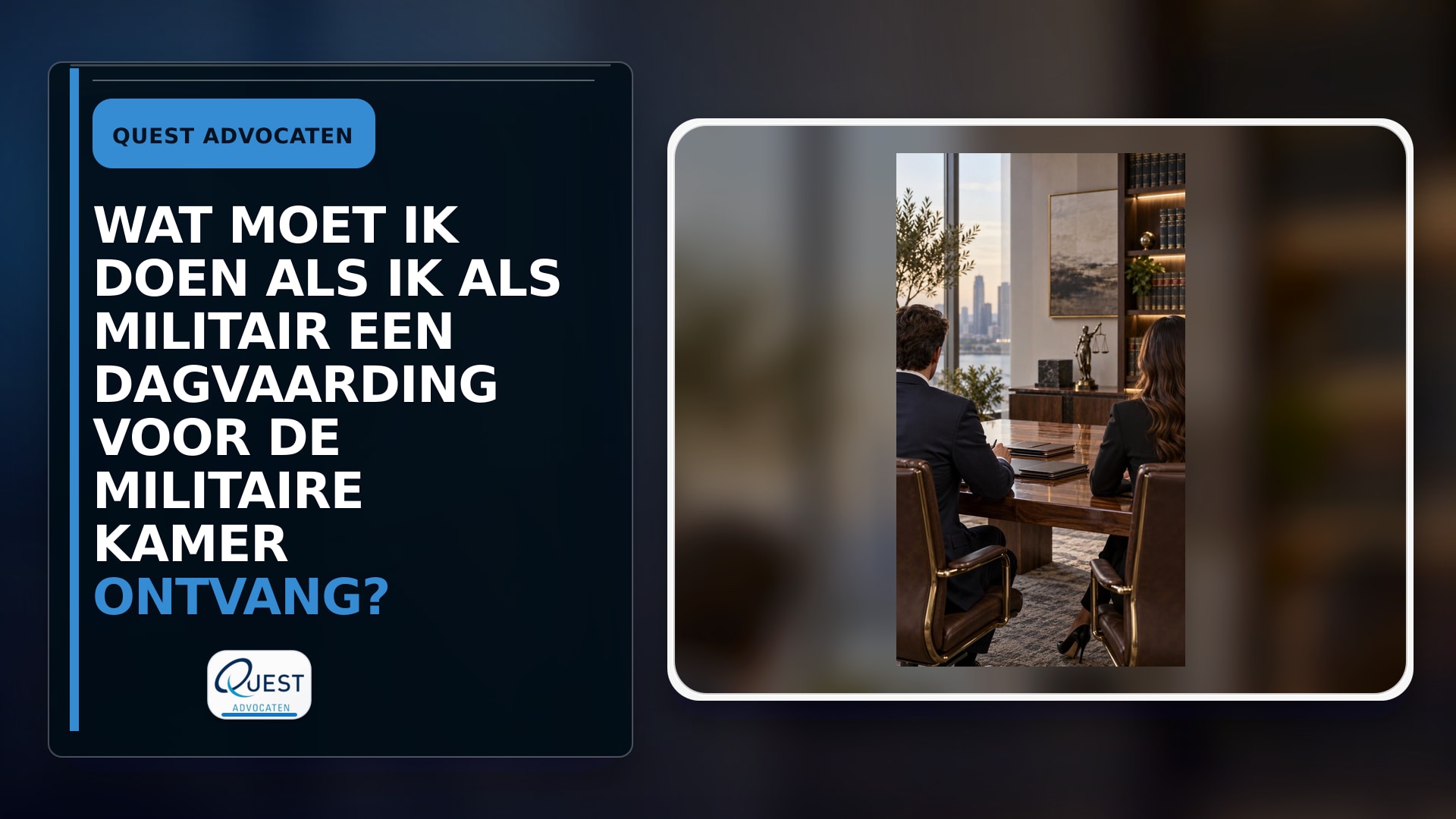 Wat moet ik doen als ik als militair een dagvaarding voor de militaire kamer ontvang?